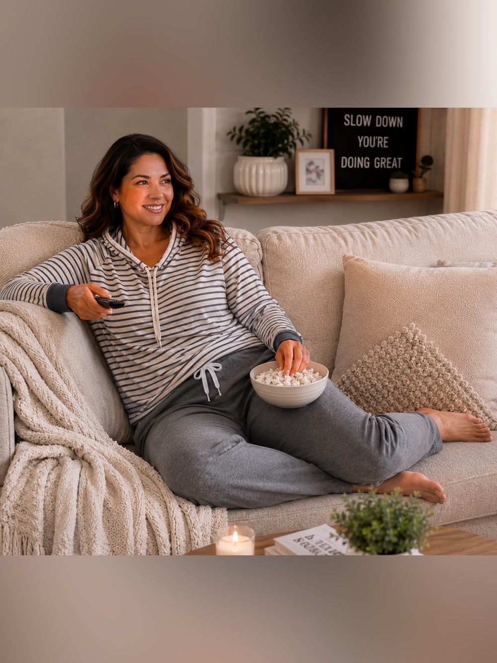 Joe Fresh Grey Drawstring Lounge Pants
